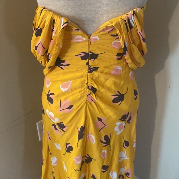 Self-Portrait Yellow Floral Maxi Dress - Picture 7 of 9